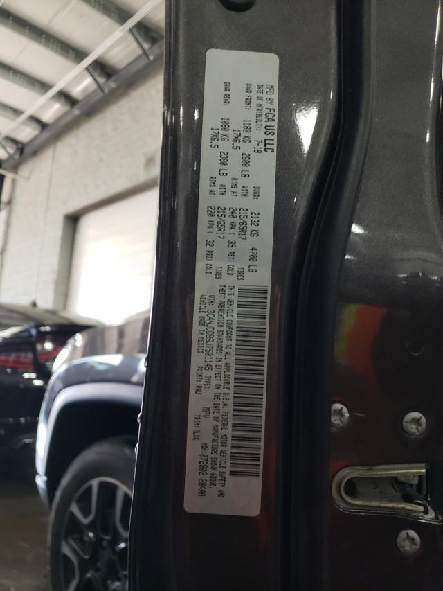 2018 JEEP COMPASS TR 3C4NJDDB6JT501145
