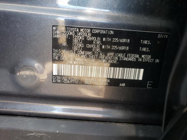 2019 TOYOTA RAV4 XSE JTMEWRFV9KJ024564