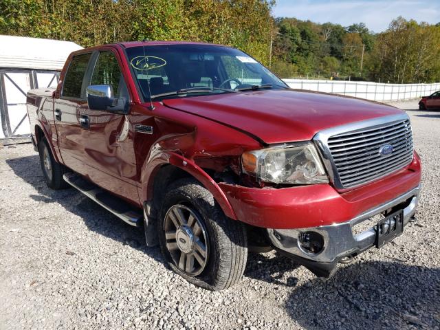 Salvage cars for sale at Hurricane, WV auction: 2008 Ford F150 Supercrew