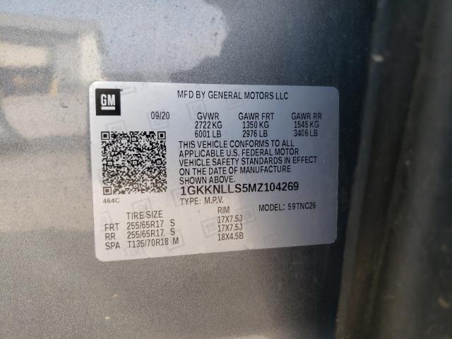 2021 GMC ACADIA AT4 1GKKNLLS5MZ104269