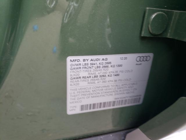 2021 AUDI Q5 E PREMI WA1E2AFY1M2048596