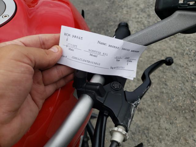 2019 DUCATI MONSTER 82 ZDMMACLS4KB003802