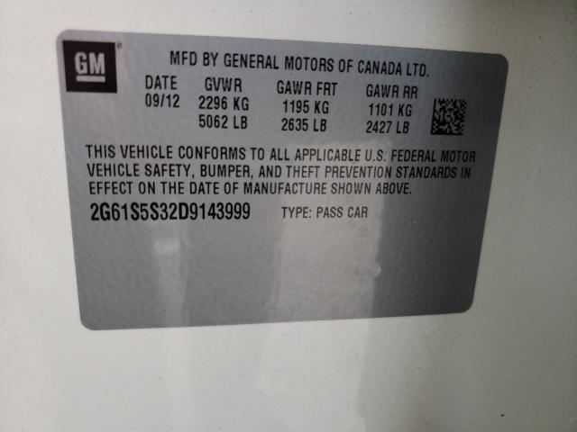 2013 CADILLAC XTS PREMIU 2G61S5S32D9143999