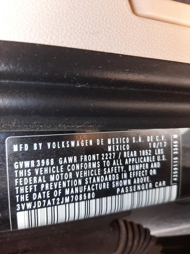 2018 VOLKSWAGEN BEETLE SE 3VWJD7AT2JM708580