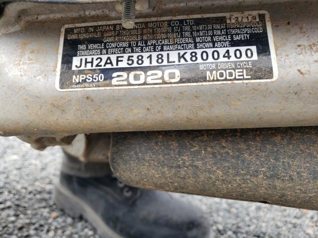 2020 HONDA NPS50 JH2AF5818LK800400