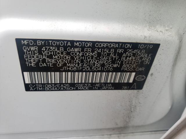 2020 LEXUS IS 300 F-S JTHG81F20L5041076