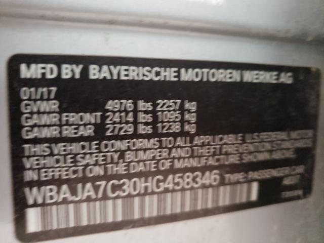2017 BMW 530 XI WBAJA7C30HG458346