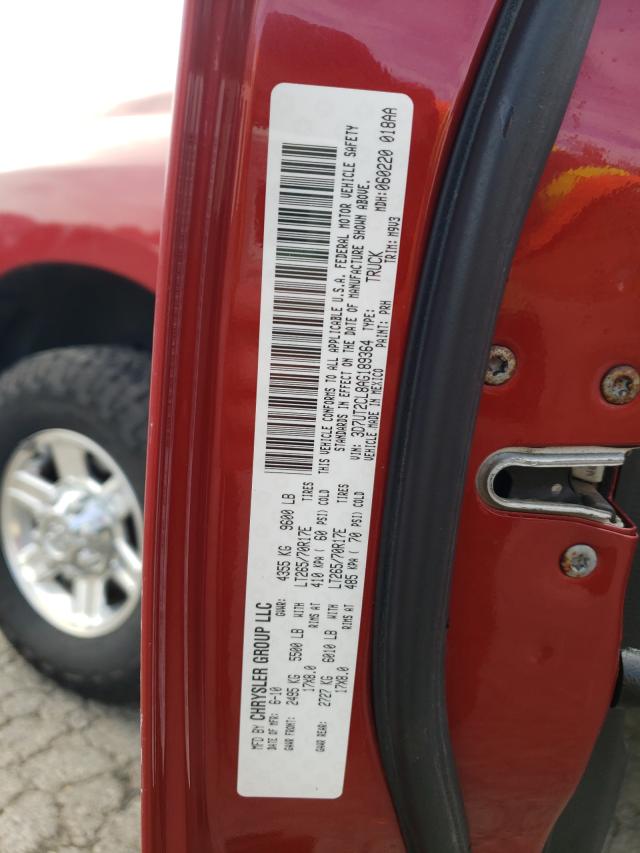 2010 DODGE RAM 2500 3D7UT2CL8AG189364
