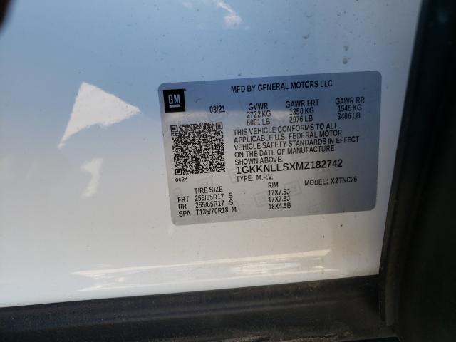 2021 GMC ACADIA AT4 1GKKNLLSXMZ182742