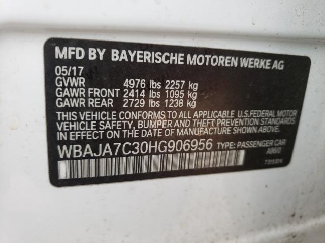 2017 BMW 530 XI WBAJA7C30HG906956