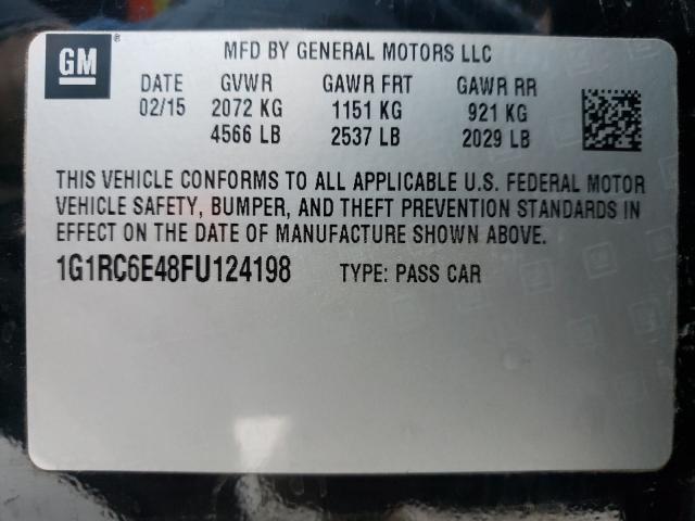 VIN 1G1RC6E48FU124198 2015 Chevrolet Volt no.10