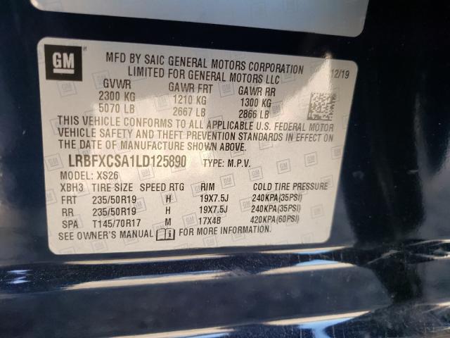 2020 BUICK ENVISION E LRBFXCSA1LD125890