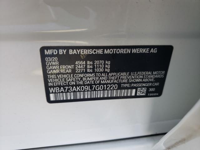 2020 BMW 228XI WBA73AK09L7G01220