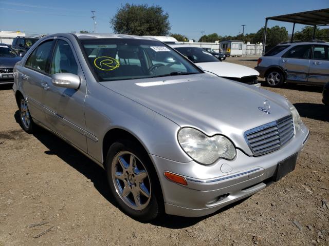 Salvage cars for sale from Copart San Diego, CA: 2002 Mercedes-Benz C 320
