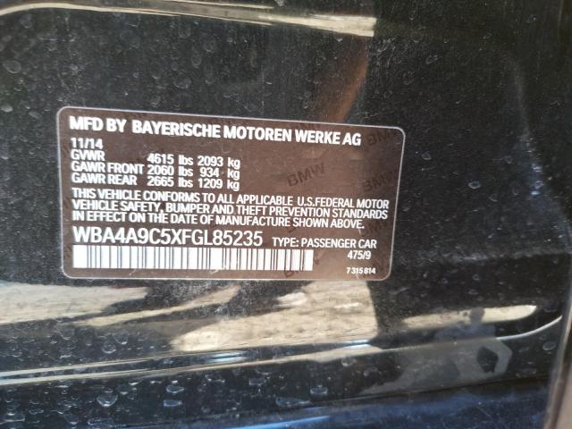 2015 BMW 428 I GRAN WBA4A9C5XFGL85235