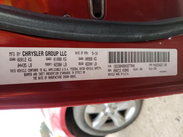 2010 DODGE CALIBER RU 1B3CB8HB9AD677846
