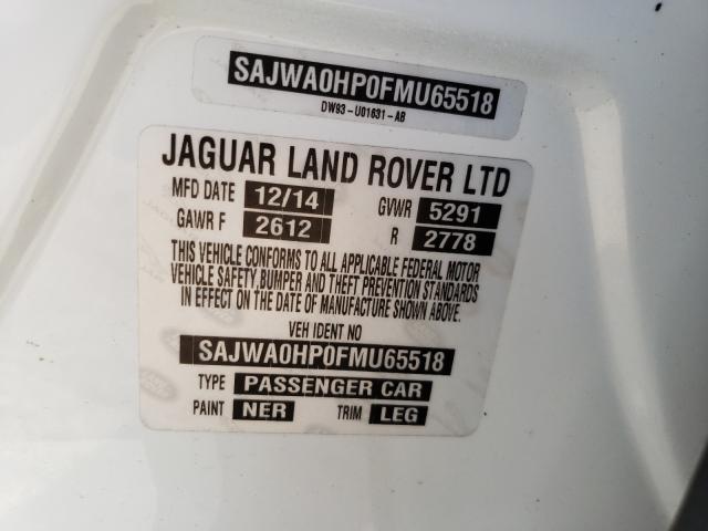 2015 JAGUAR XF SUPERCH SAJWA0HP0FMU65518
