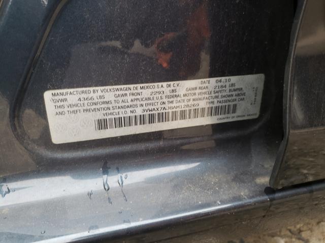 2010 VOLKSWAGEN JETTA LIMI 3VWAX7AJ8AM128269