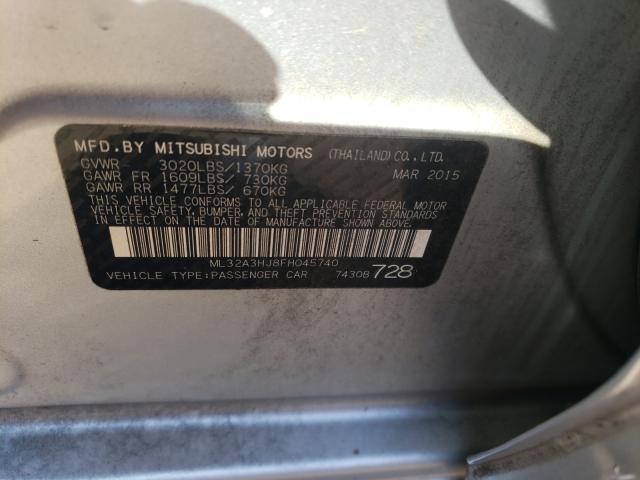2015 MITSUBISHI MIRAGE DE ML32A3HJ8FH045740