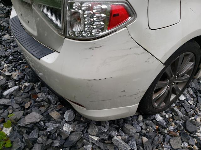 2010 SUBARU IMPREZA WR JF1GH7G63AG807332