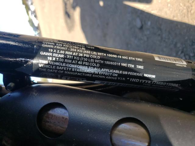 2021 HARLEY-DAVIDSON FXBBS 1HD1YYK17MB015508