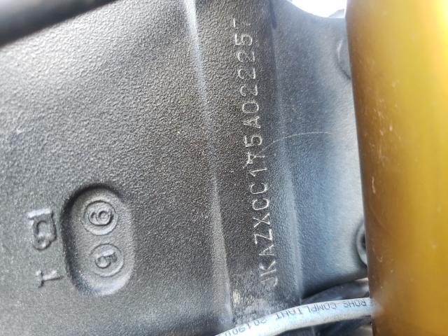 2005 KAWASAKI NINJA ZX 1 JKAZXCC175A022257