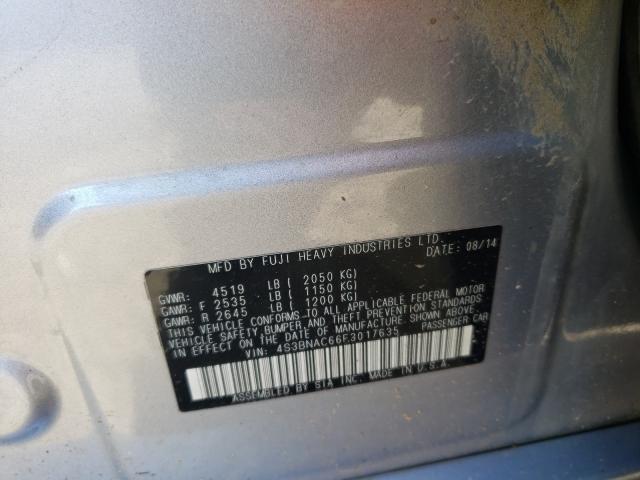 2015 SUBARU LEGACY 4S3BNAC66F3017635