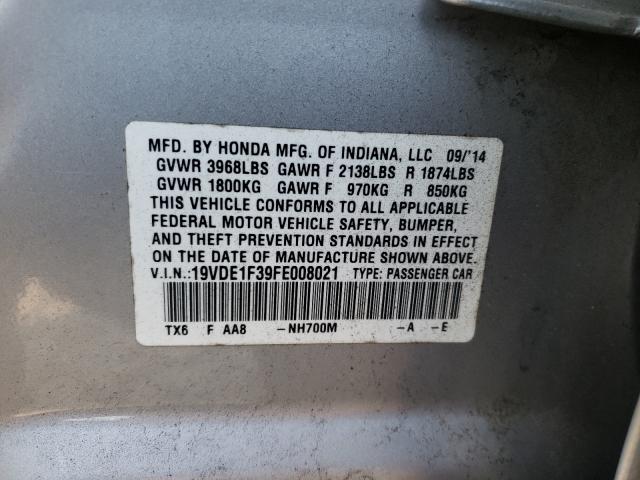 2015 ACURA ILX 20 19VDE1F39FE008021