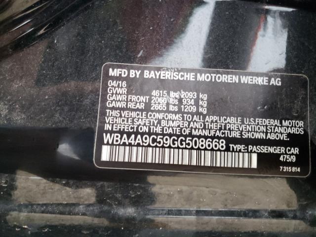 2016 BMW 428 I GRAN WBA4A9C59GG508668