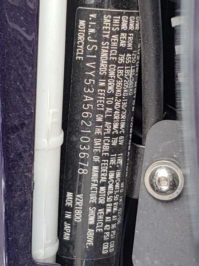 2006 SUZUKI M109R / VZ JS1VY53A562103678