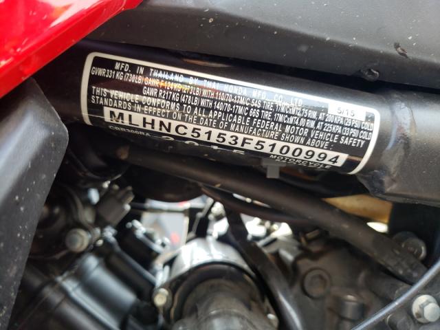 2015 HONDA CBR300 RA MLHNC5153F5100994