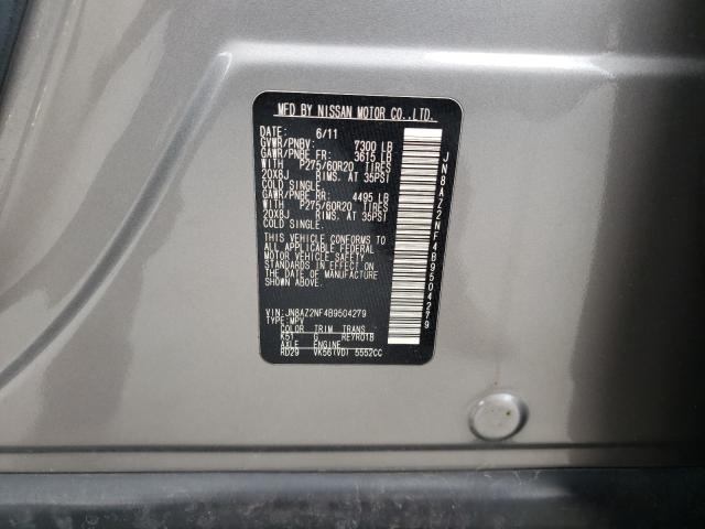 2011 INFINITI QX56 JN8AZ2NF4B9504279