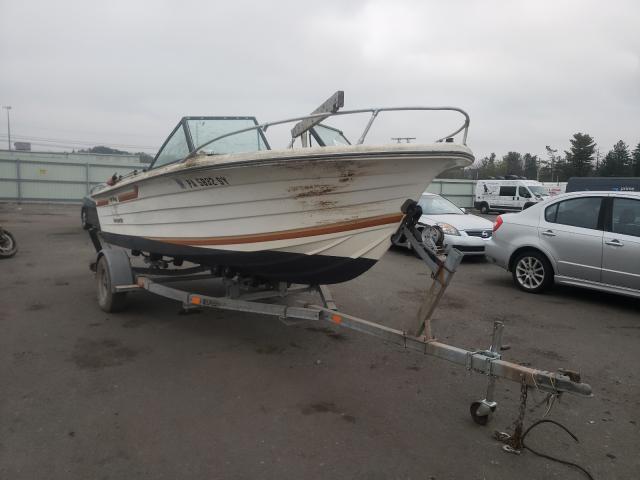 Salvage boats for sale at Pennsburg, PA auction: 1983 Manac Inc 1500 Boat