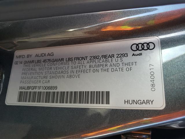 2015 AUDI A3 WAUBFGFF1F1006899