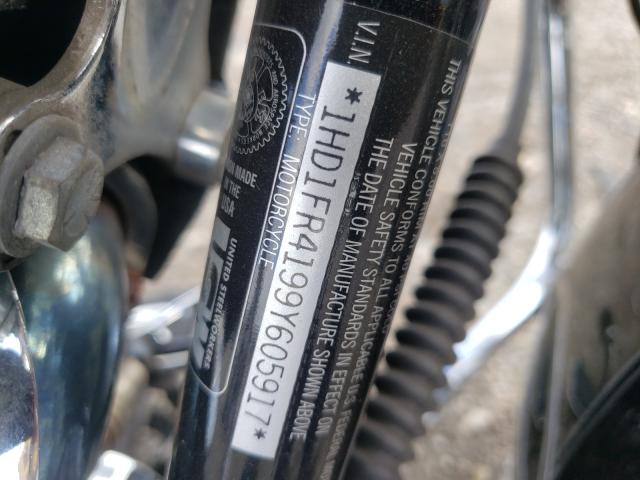 2009 HARLEY-DAVIDSON FLHRC 1HD1FR4199Y605917