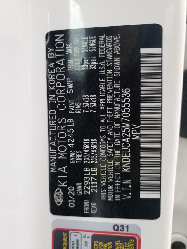 2021 KIA SELTOS S KNDEUCA25M7055536