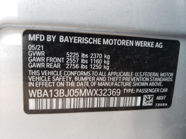 2021 BMW 530 XI WBA13BJ05MWX32369