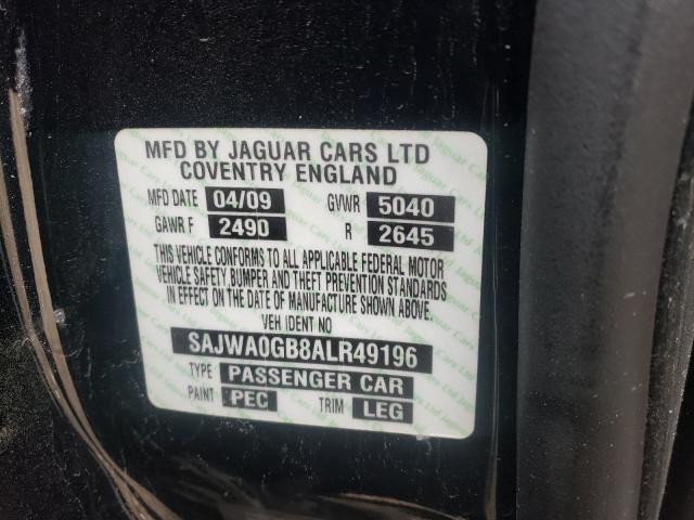 2010 JAGUAR XF PREMIUM SAJWA0GB8ALR49196