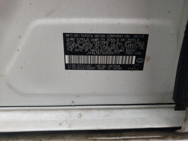 2013 LEXUS LS 460L JTHDL5EF6D5005777