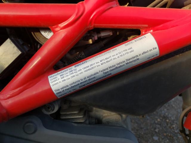 2013 DUCATI MONSTER 69 ZDM1RADN4DB066586