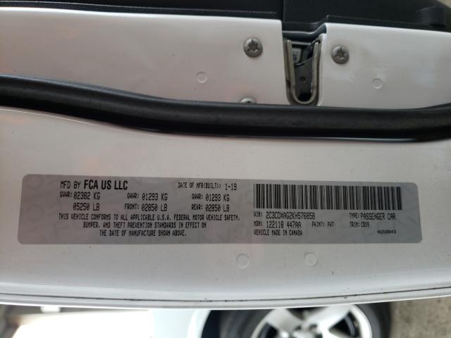 2019 DODGE CHARGER PO 2C3CDXAG2KH576858
