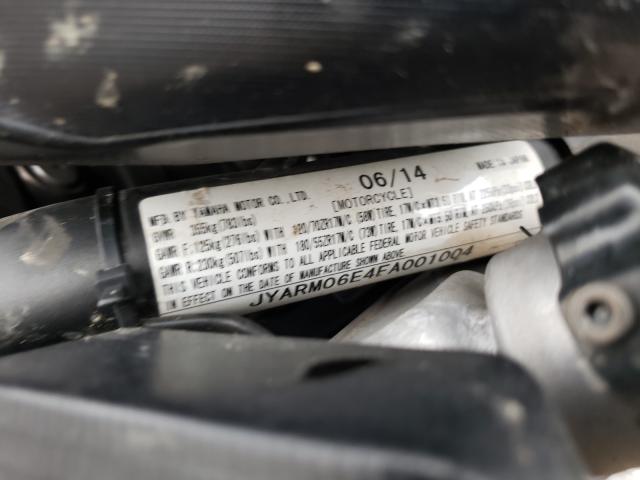 2015 YAMAHA FZ07 JYARM06E4FA001004
