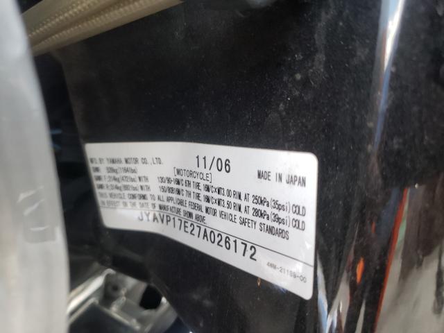 2007 YAMAHA XV1700 A JYAVP17E27A026172