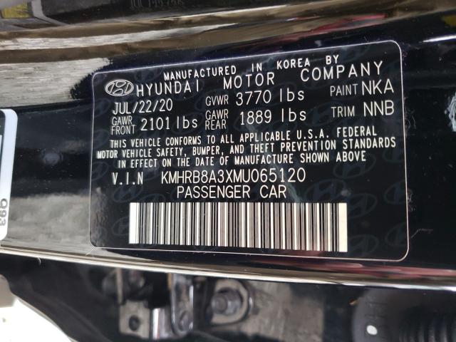 2021 HYUNDAI VENUE SE KMHRB8A3XMU065120