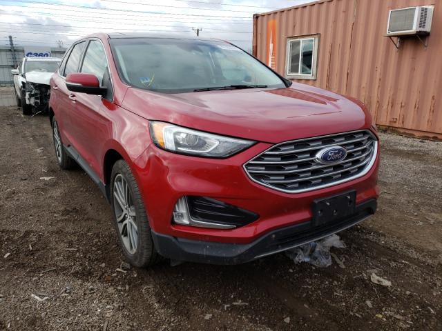Ford Edge salvage cars for sale: 2020 Ford Edge