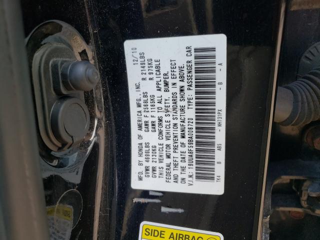 19UUA8F59BA006720 Acura Tl 2011. Фото: 9