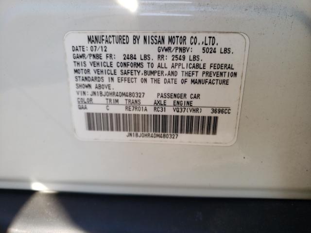 2013 INFINITI EX37 BASE JN1BJ0HR4DM480327