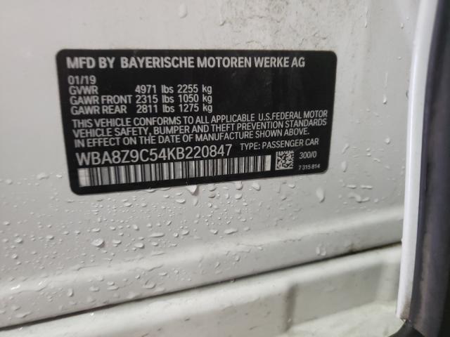 2019 BMW 330XI GT WBA8Z9C54KB220847