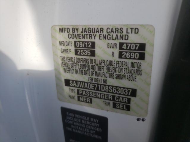 2013 JAGUAR XF SAJWA0E71D8S63037