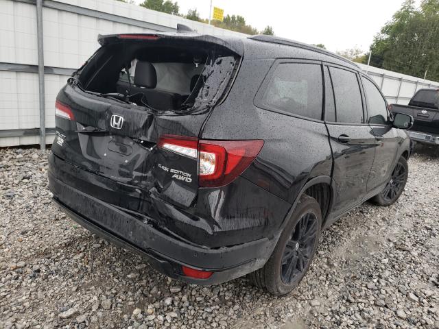 2021 HONDA PILOT BLAC 5FNYF6H73MB016965